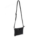 Parinda 11205 CARA (Black) Quilted Faux Leather Crossbody Bag